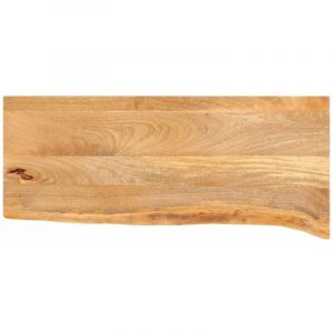 VidaXL Dessus De Table À Bord Vivant 70x30x3,8 Cm Bois Massif Manguier