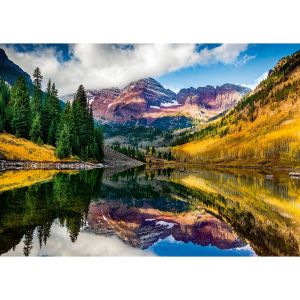 Ravensburger Puzzle Adulte - Puzzle 1000 pièces - Aspen, Colorado (Puzzle Highlights) - Adultes et Enfants à partir de 14 Ans - Puzzle de qualité supérieure - Paysages & Nature - 12000255