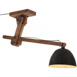 VidaXL Plafonnier 25 W noir 105x30x65-108cm E27, lampe, lumière, lumière de couloir, lustre, lumière de chambre, plafonnier de salon