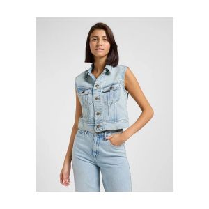 Lee Filters Veste en jean sans manches femme Rider Hint Of Rain