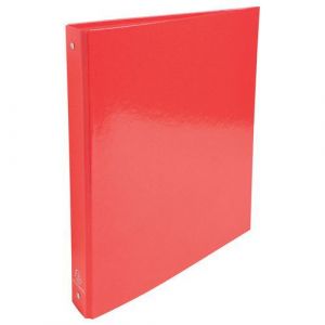 Exacompta Lot de 10 classeurs 2 anneaux Iderama A4 - Dos 30mm - Rouge - 549295E