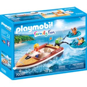 Image de Playmobil 70091 - Bateau avec bouées et vacanciers Family Fun