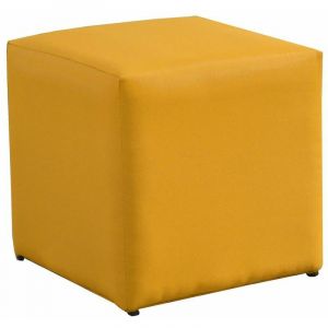 Image de Proloisirs Tabouret Cub Alu/tpep Moutarde