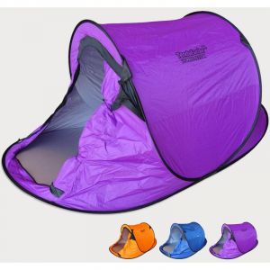 Beach and Garden Design Tente de plage 2 sièges abri solaire camping protection uv TENDAFACILE XL - couleur:Pourpre