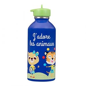 Gourde Inox Enfant - J'adore Les Animaux