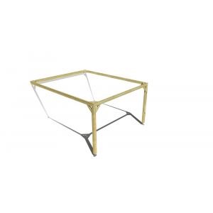 Pergola bois labellis&eacute;e FSC &bull; 4m x 5m &bull; adoss&eacute;e &bull; cadre simple.