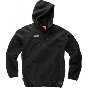 Scruffs Veste sofshell Worker L Noir