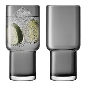 Lsa international UT70 Lot de 2 verres utilitaires Ardoise 300 ml