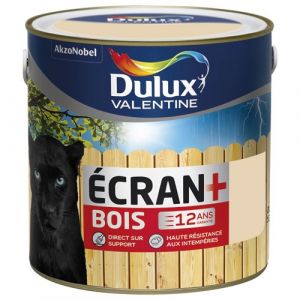 Image de Dulux Valentine Peinture bois satin écran+ 2 L - sable clair - Peinture glycéro