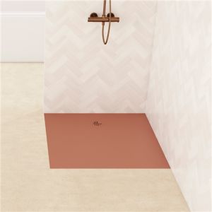 Kinedo Receveur Kinesurf Nova 80X80 Terracotta mat