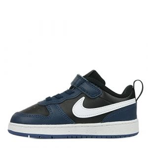 Nike Court Borough Low 2 BQ5453404 Chaussures de sport, Bleu, noir, blanc, 21 EU