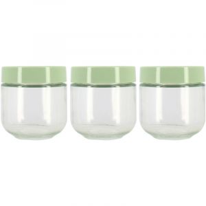 Menastyl Set de 3 boîtes hermétiques en verre 30cl
