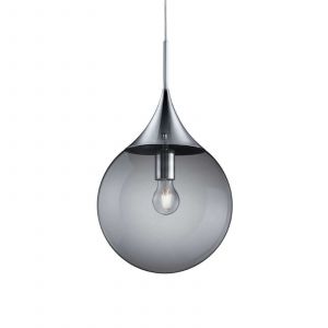 Image de Trio Midas - suspension en verre gris fumée