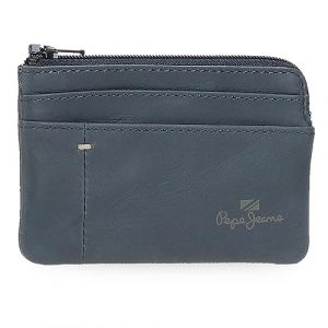 Image de Pepe Jeans Portefeuille en cuir Staple bleu marine