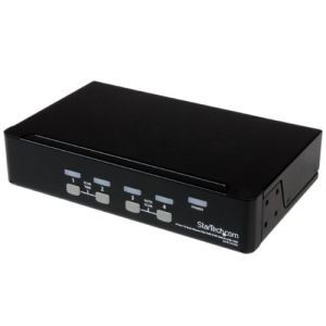 StarTech.com SV431DUSBU - Commutateur KVM 4 Ports VGA USB, Montage en Rack et OSD