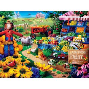 Master pieces Puzzle 750 pièces : Marché fermier - Fruits frais de la ferme