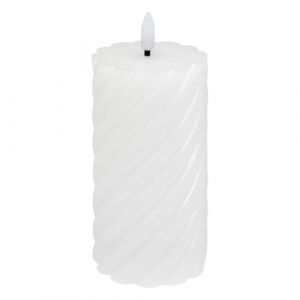 Atmosphera - Bougie led aloe blanc 135g