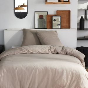 Today Parure de lit gaze de coton unie 220x240 cm