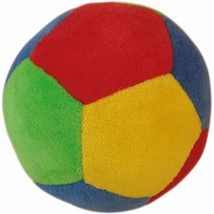Bieco Balle velours avec hochet