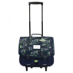 Tann's Cartable à roulettes - Tanns - Ilyès - 41cm - Bleu - Enfant - Primaire