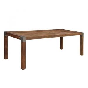 Table à manger en bois dacacia laqué AMSTERDAM N° 116 - MASSIVMOEBEL24 - Classique - Intemporel - Rectangulaire