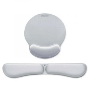 Reposamu&ntilde;ecas Subblim Pack Ergo Memoryflex ergonomique argent support clavier et souris