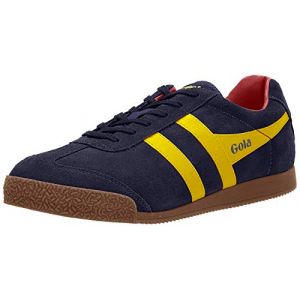 Gola Baskets basses HARRIER Bleu pour Homme - Cuir velours - 43,41,40,46,42,44