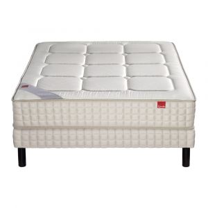 Image de Epeda Ensemble Matelas YUCCA 600 ressorts Confort Medium 160x190