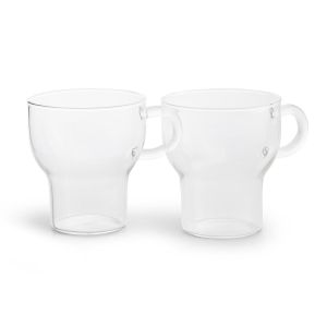 Sagaform Tasses en verre 25cl Lot de 2 Transparent