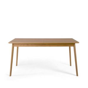 Image de DRAWER Table à manger extensible 150-200x80cm - Skoll - Couleur - Bois clair