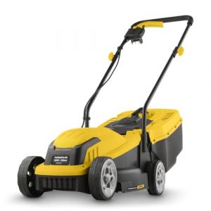 Powerplus Tondeuse à gazon électrique - POWEG62205 - 1300 W - 320 mm Ø - Avec ramassage et éjection arrière