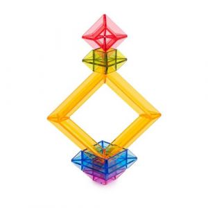 Miniland Baby Pyramides translucides. Kit de Construction adapt&eacute; aux Tables Lumineuses.