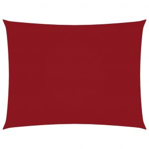 VidaXL Voile de parasol Tissu Oxford rectangulaire 2x2,5 m Rouge