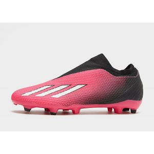 Image de Adidas X Speedportal .3 Laceless FG Own Your Football - Rose/Argenté/Noir - Herbe naturelle (FG), pointure 44? - Rose - Taille 44⅔