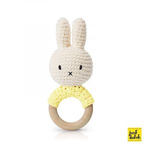 Hochet Miffy Teether Eco-Cotton Just Dutch