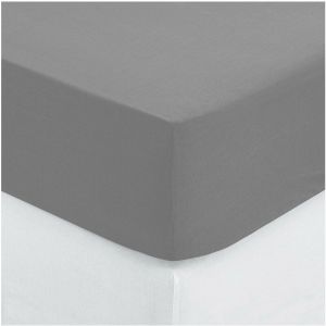 Atmosphera Drap Housse "Intérieur" 140x190cm Gris