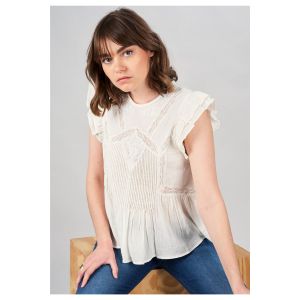 Deeluxe Blouse ILDYA - Couleur - Off White, Taille - L