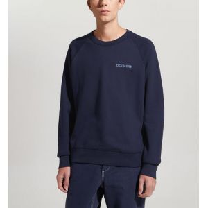 DOCKERS Sweat droit signature coton mélangé Bleu - Couleur Bleu - Taille S