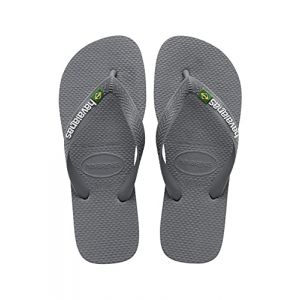Havaianas Tongs Brasil Logo EU 25-26 Steel Grey / Steel Grey
