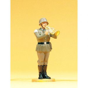 Image de Preiser Figurine soldat Musicien debout