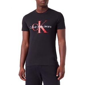 Image de Calvin Klein Jeans pour homme. T-shirt slim avec monogramme noir