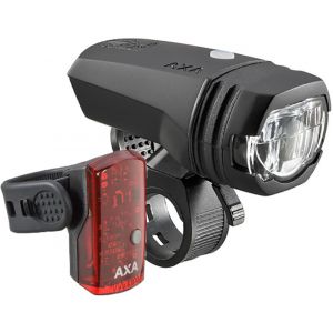 Axa bike security Greenline 50 Lighting Set, black Sets de lampes