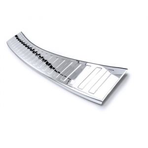 Protection de seuil de coffre chargement en acier pour Peugeot 508 SW 2010-2018 [Argent brillant]