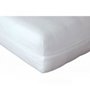 Home maison Housse de protection intégrale pour matelas Blanc 120 x 190 cm