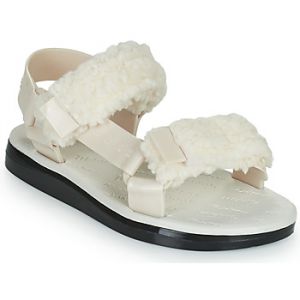 Melissa Sandales PAPETTE FLUFFY RIDER AD Beige - Taille 37,38,39,40,35 / 36,41 / 42