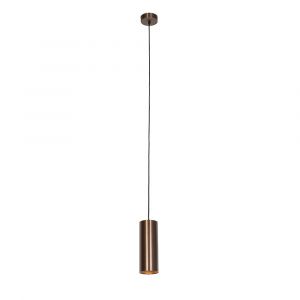 Qazqa Lampe &agrave; suspension design bronze fonc&eacute; - Tubo