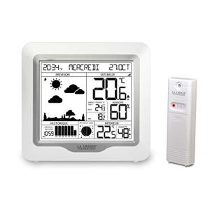 Image de La Crosse Technology WS6823WHI-SIL Station météo, Blanc/Argent