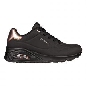 Skechers Pour femme. Formateurs UNO noir