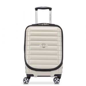 DELSEY PARIS - SHADOW 5.0 - Valise cabine rigide 55 cm x 35 cm x 25 cm - 36 L - S - Ivoire