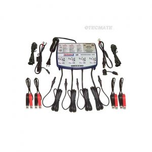 TecMate Chargeur de batterie moto Optimate Lithium LFP Quad Banks